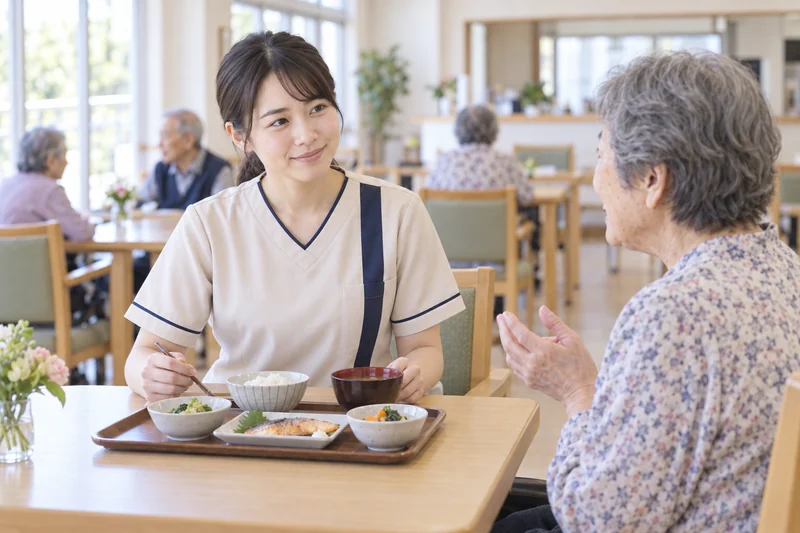 管理栄養士の仕事場面