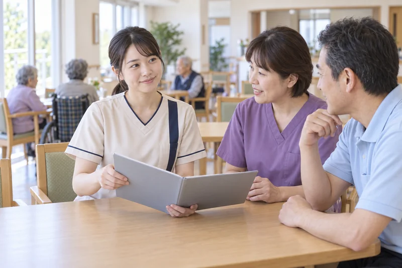 管理栄養士を含むチームの写真